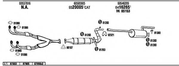 WALKER AR30006A Система випуску ОГ