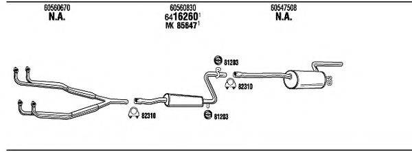 WALKER AR30021 Система випуску ОГ