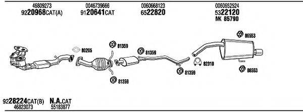 WALKER ARH14784A Система випуску ОГ