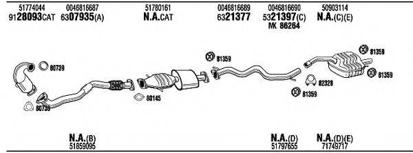 WALKER ARH31643A Система випуску ОГ