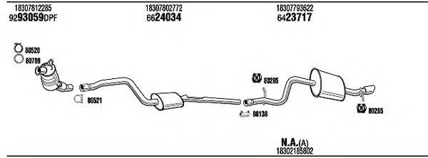 WALKER BWH03980BA Система випуску ОГ