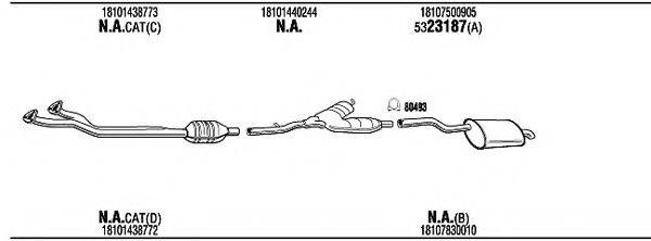 WALKER BWH05052BB Система випуску ОГ