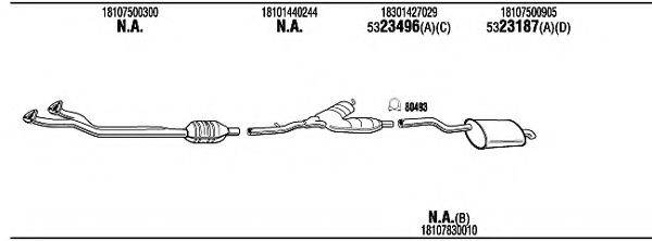 WALKER BWH05093A Система випуску ОГ