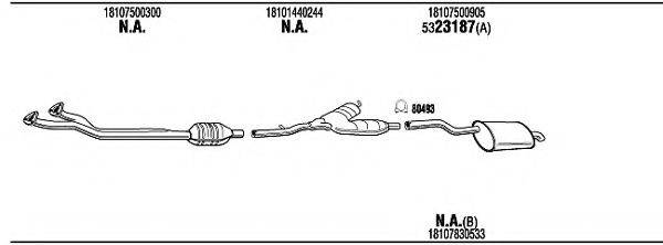 WALKER BWH05094BA Система випуску ОГ