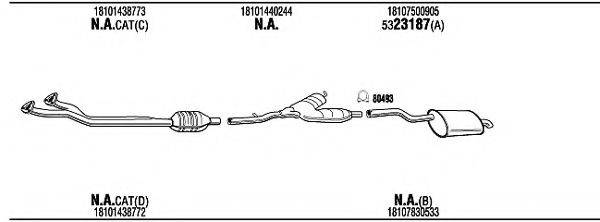 WALKER BWH05094BB Система випуску ОГ