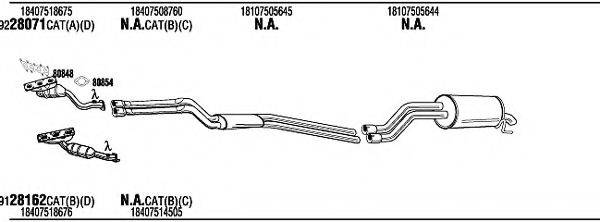 WALKER BWH15167B Система випуску ОГ