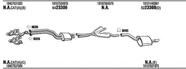 WALKER BWH15269A Система випуску ОГ