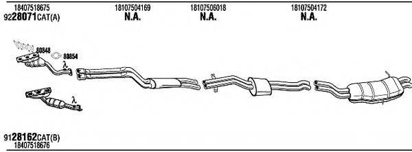 WALKER BWH15457B Система випуску ОГ