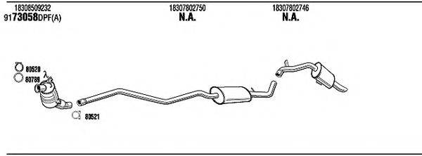 WALKER BWH22956BB Система випуску ОГ