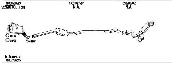 WALKER BWH31007A Система випуску ОГ