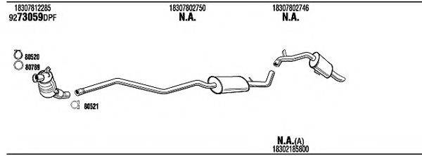 WALKER BWH31672BB Система випуску ОГ