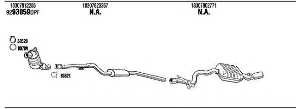 WALKER BWH34990BA Система випуску ОГ