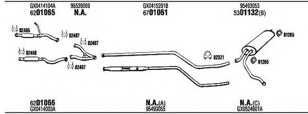 WALKER CI60005C Система випуску ОГ