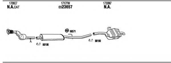 WALKER CIH19011A Система випуску ОГ