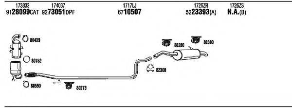 WALKER CIH26625BB Система випуску ОГ