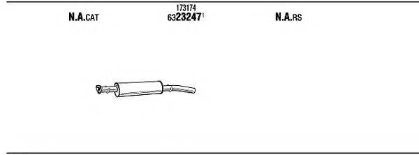 WALKER CIT07382A Система випуску ОГ