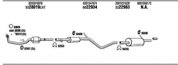 WALKER DCK18389A Система випуску ОГ