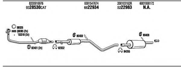 WALKER DCK18389B Система випуску ОГ