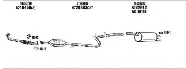 WALKER FI22004A Система випуску ОГ