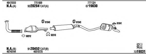 WALKER FI65025 Система випуску ОГ