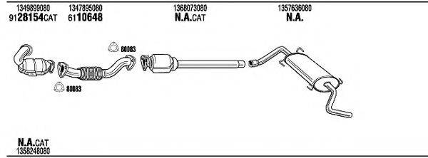 WALKER FIH19980 Система випуску ОГ