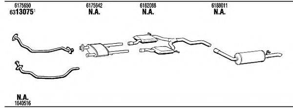 WALKER FO60376B Система випуску ОГ