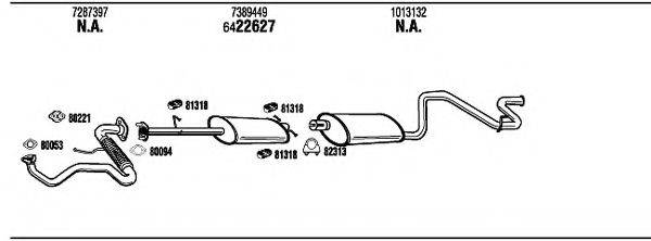 WALKER FO80144B Система випуску ОГ