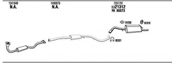 WALKER FOH12441A Система випуску ОГ