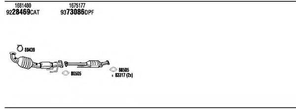 WALKER FOK24463BB Система випуску ОГ