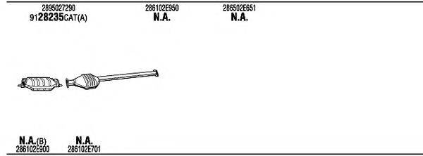 WALKER KIH31191A Система випуску ОГ