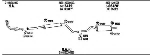 WALKER LD40001A Система випуску ОГ