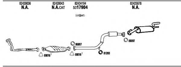 WALKER LN20132 Система випуску ОГ