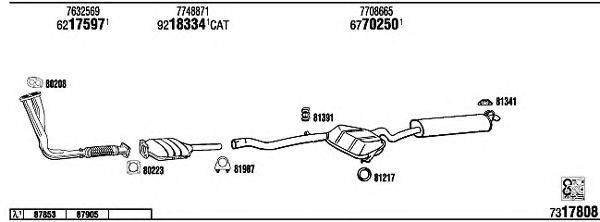 WALKER LN40011 Система випуску ОГ