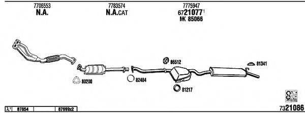 WALKER LN40029 Система випуску ОГ