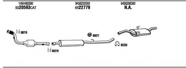 WALKER LNT15065B Система випуску ОГ