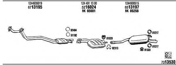 WALKER MB30331A Система випуску ОГ