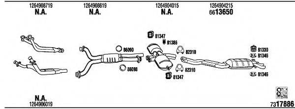 WALKER MB56004B Система випуску ОГ