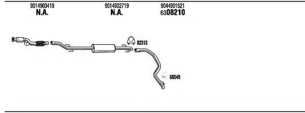 WALKER MBH17062A Система випуску ОГ