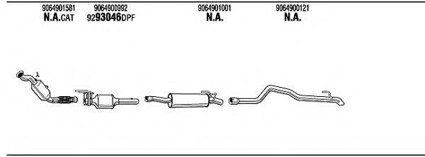 WALKER MBH31156A Система випуску ОГ