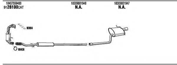 WALKER MNK34923 Система випуску ОГ