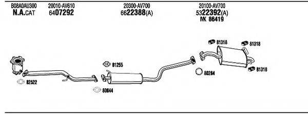 WALKER NIH16272A Система випуску ОГ