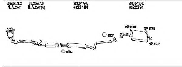 WALKER NIH16272BA Система випуску ОГ