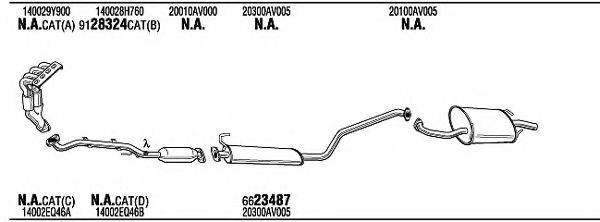 WALKER NIH16273B Система випуску ОГ