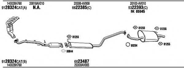 WALKER NIH16276A Система випуску ОГ