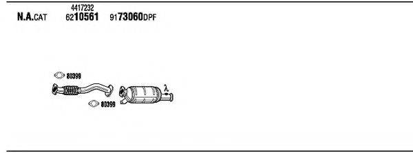 WALKER NIH20095B Система випуску ОГ