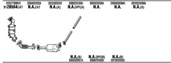 WALKER NIH20643BB Система випуску ОГ