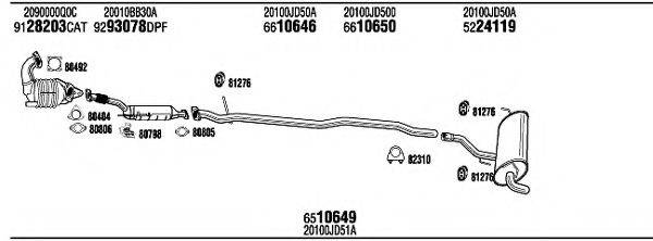 WALKER NIK31058BA Система випуску ОГ