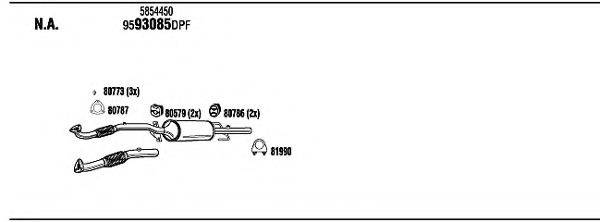 WALKER OPH22686A Система випуску ОГ