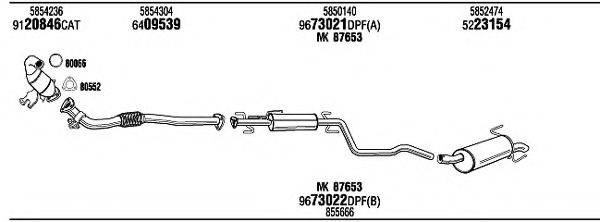 WALKER OPK18689BB Система випуску ОГ