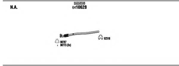 WALKER OPK22680 Система випуску ОГ